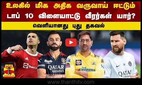 உலகில் மிக அதிக வருவாய் ஈட்டும்.. டாப் 10 விளையாட்டு வீரர்கள் யார்